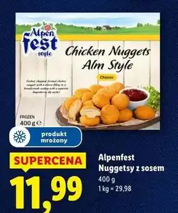 Lidl Nuggetsy serowe Alpen Fest oferta