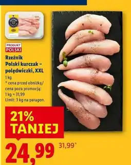 Lidl Polędwiczki z kurczaka Rzeźnik Codzienna Dostawa oferta