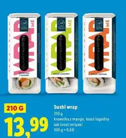 Lidl Sushi wrap teriyaki oferta