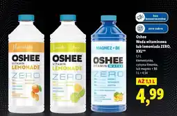 Lidl Napój magnez+b6 Oshee Vitamin Water Zero oferta