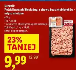 Lidl Mięso mielone z kurczaka Rzeźnik Codzienna Dostawa oferta