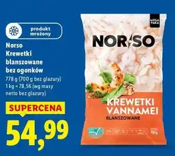 Lidl Krewetki vannamei blanszowane Norso oferta
