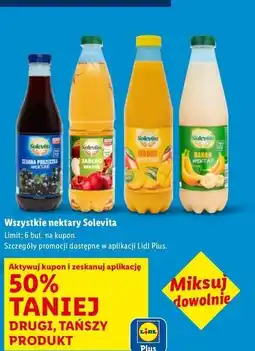 Lidl Nektar bananowy Solevita oferta
