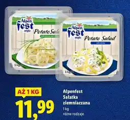 Lidl Sałatka ziemniaczana z cebulą i szczypiorkiem Alpen Fest oferta