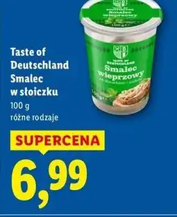 Lidl Smalec wieprzowy ze skwarkami i prażoną cebulką Taste Of Deutschland oferta