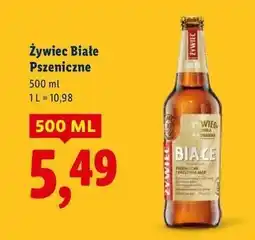 Lidl Piwo Żywiec Białe oferta