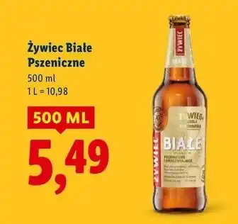 Lidl Piwo Żywiec Białe oferta