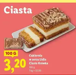 Lidl Ciasto krówka Cukiernia Lidla oferta