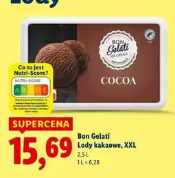 Lidl Lody kakaowe Bon Gelati oferta