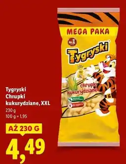 Lidl Chrupki kukurydziane Tygryski oferta