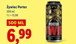 Lidl Piwo Żywiec Porter oferta