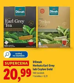 Lidl Herbata Dilmah Earl Grey oferta