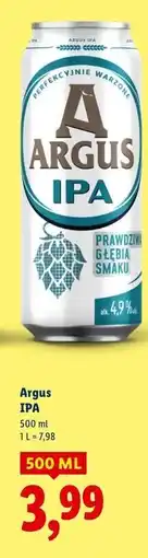 Lidl Piwo Argus Ipa oferta