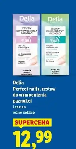 Lidl Zestaw do odbudowy paznokci Delia Cosmetics oferta