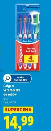 Lidl Szczoteczka do zębów Colgate Extra Clean oferta