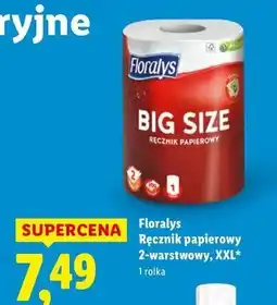 Lidl Ręcznik papierowy big size Floralys oferta