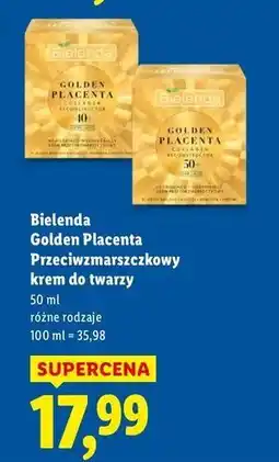 Lidl Krem liftingująco-ujędrniający Bielenda Golden Placenta oferta