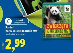 Lidl Karty kolekcjonerskie wwf Panini oferta