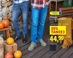 Lidl Esmara men Jeansy męskie straight fit oferta