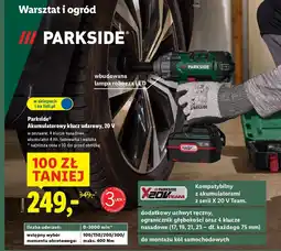 Lidl Parkside Akumulatorowy klucz udarowy, 20 V oferta