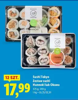 Lidl Zestaw sushi Sushi Tokyo Hannoki 325g oferta