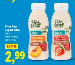 Lidl Jogurt Pilos Pure Jogurt pitny 250g różne rodzaje oferta