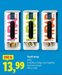 Lidl Sushi wrap 210g krewetka z mango Sushi Tokyo oferta