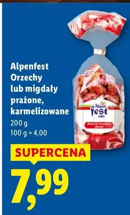 Lidl Orzechy prażone, karmelizowane Alpenfest 200g oferta