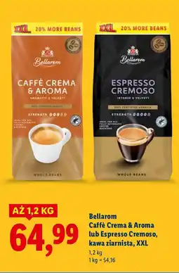 Lidl Kawa Bellarom Espresso Cremoso, kawa ziarnista, XXL oferta