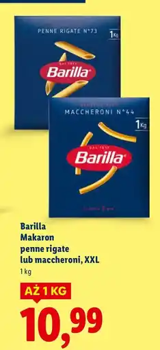 Lidl Makaron Barilla penne rigate XXL 1kg oferta