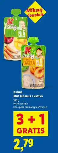 Lidl Mus Kubuś różne rodzaje oferta