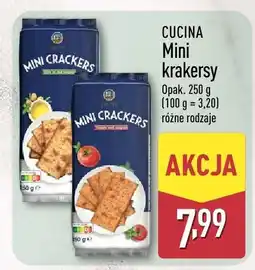 ALDI Mini krakersy Cucina 250g różne rodzaje oferta