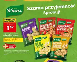 Biedronka Zupa błyskawiczna nudle Knorr różne rodzaje oferta