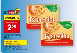 Biedronka Margaryna Kasia 2+2 GRATIS oferta