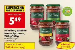 Biedronka Pomidory suszone różne rodzaje Nasza Spiżarnia oferta