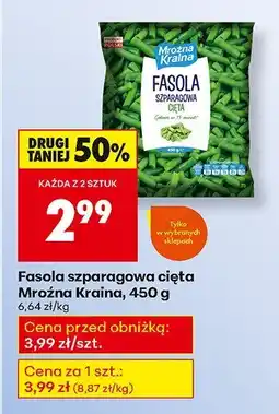 Biedronka Fasola szparagowa cięta 450 g Mroźna Kraina oferta