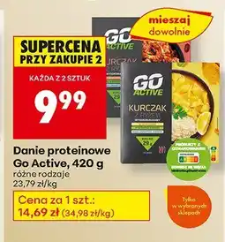 Biedronka Danie proteinowe Go Active różne rodzaje oferta