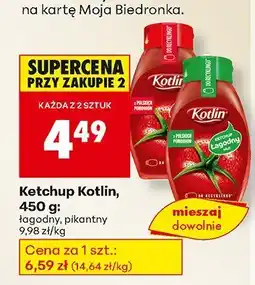Biedronka Ketchup łagodny Kotlin oferta