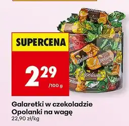 Biedronka Galaretki w czekoladzie Opolnki na wagę Opolanki oferta