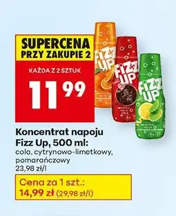 Biedronka Koncentrat napoju cola, 500 ml Fizz Up oferta