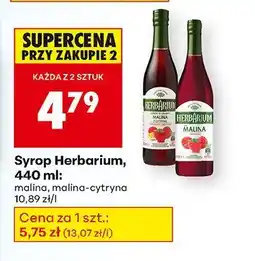 Biedronka Syrop malina, 440 ml Herbarium oferta