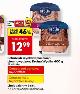 Biedronka Schab w plastrach Kraina Wędlin oferta
