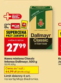 Biedronka Kawa mielona Dallmayr oferta