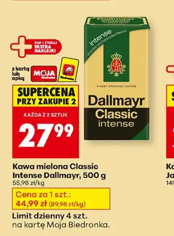 Biedronka Kawa mielona Dallmayr oferta