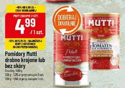 Polomarket Pomidory Mutti drobno krojone lub bez skóry oferta