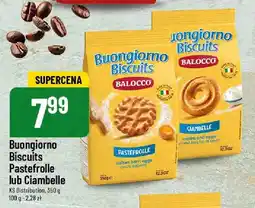 Polomarket Ciastka Buongiorno Biscuits Pastefrolle lub Ciambelle 350g oferta