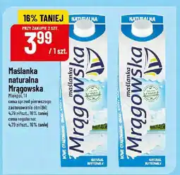 Polomarket Maślanka naturalna Mrągowska 1l oferta