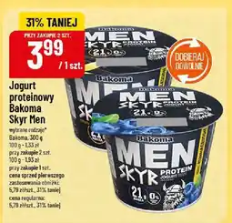 Polomarket Jogurt proteinowy Bakoma Skyr Men 300g oferta