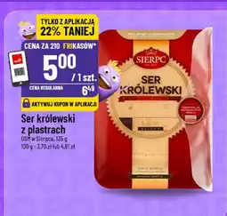 Polomarket Ser królewski z plastrach Sierpc 135g oferta