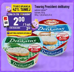 Polomarket Twaróg President delikatny Lactalis 150g oferta